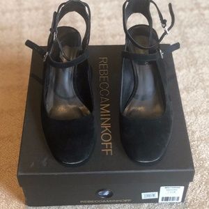 REBECCA MINKOFF Brooke Pump in Black Suede!